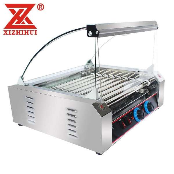 Good quality commercial hot dog cart roller grill hot sale